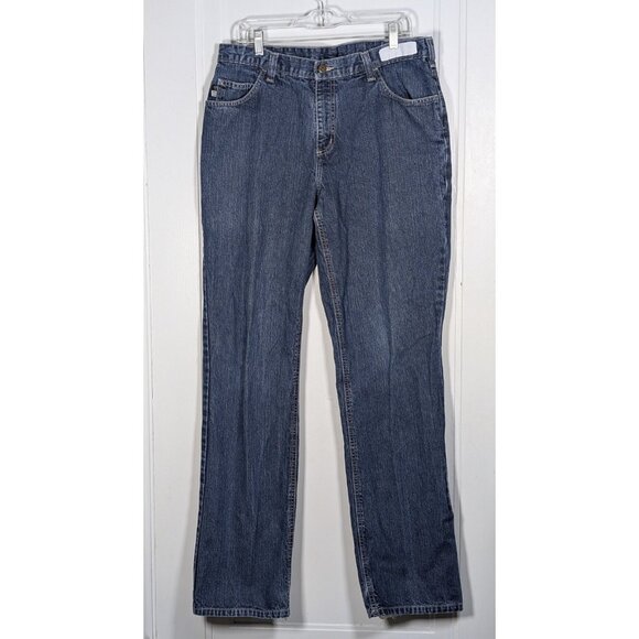 Carhartt Men's FR Jeans 36x36 Cat2 Medium Wash Denim Flame Resistant Work Wear - Picture 1 of 6